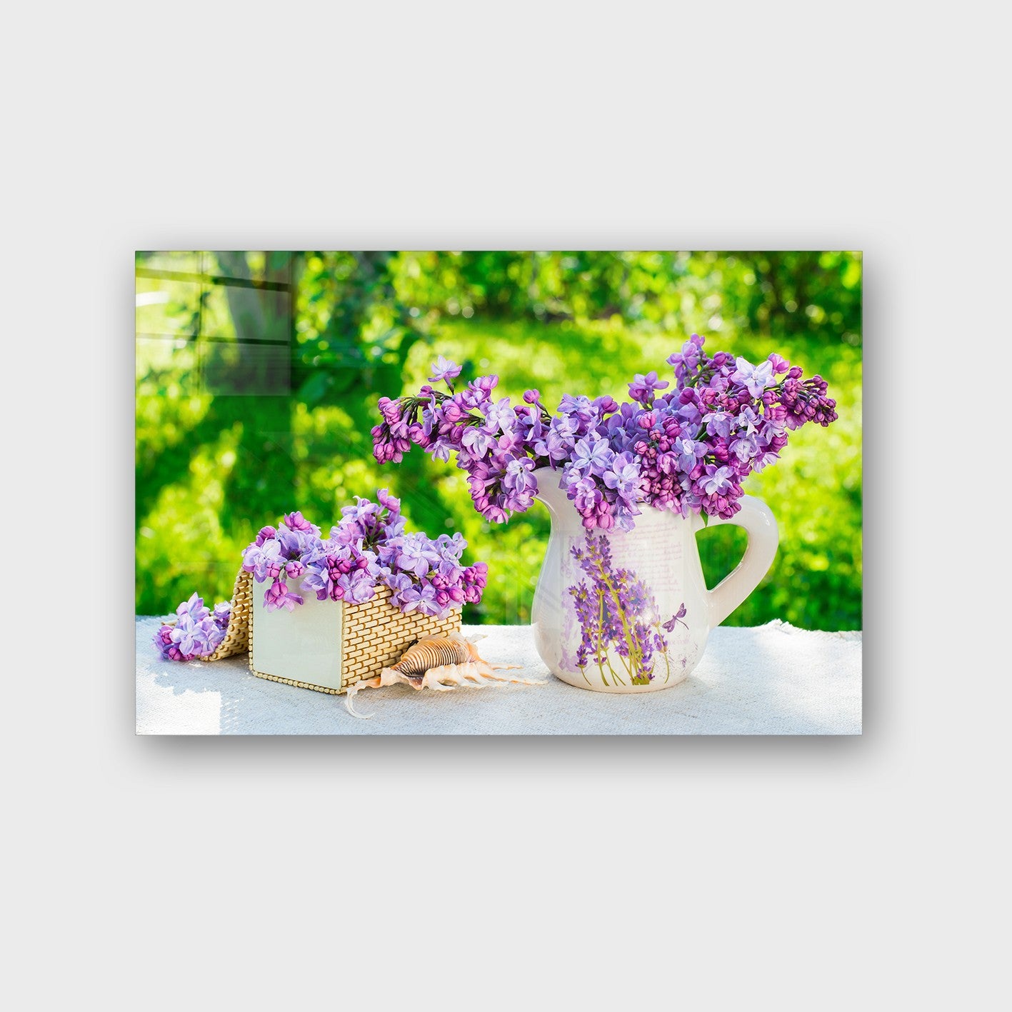 Quadro Decorativo em Vidro Temperado Multicolor 50x70cm - Arte Moderna para Parede