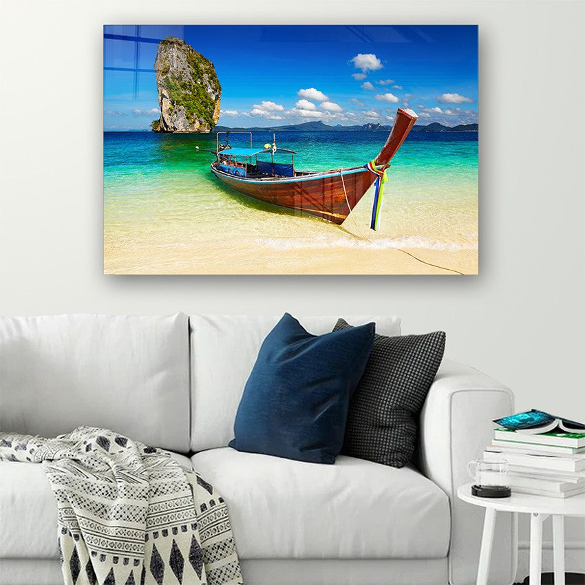 Quadro Decorativo em Vidro Temperado Multicolor 50x70cm - Arte Moderna para Parede