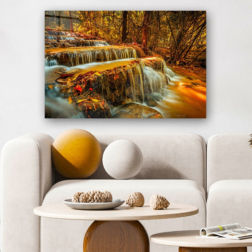 Quadro Decorativo em Vidro Temperado Multicolor 40x60cm - Arte Moderna para Parede