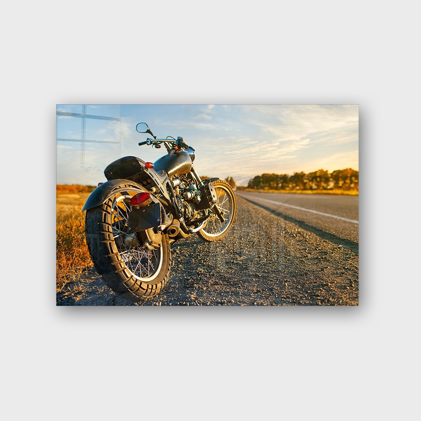 Quadro Decorativo em Vidro Temperado Multicolor 40x60cm - Arte Moderna para Parede