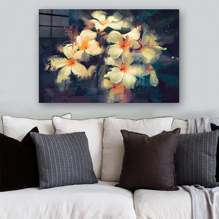Quadro Decorativo em Vidro Temperado Multicolor 40x60cm - Arte Moderna para Parede