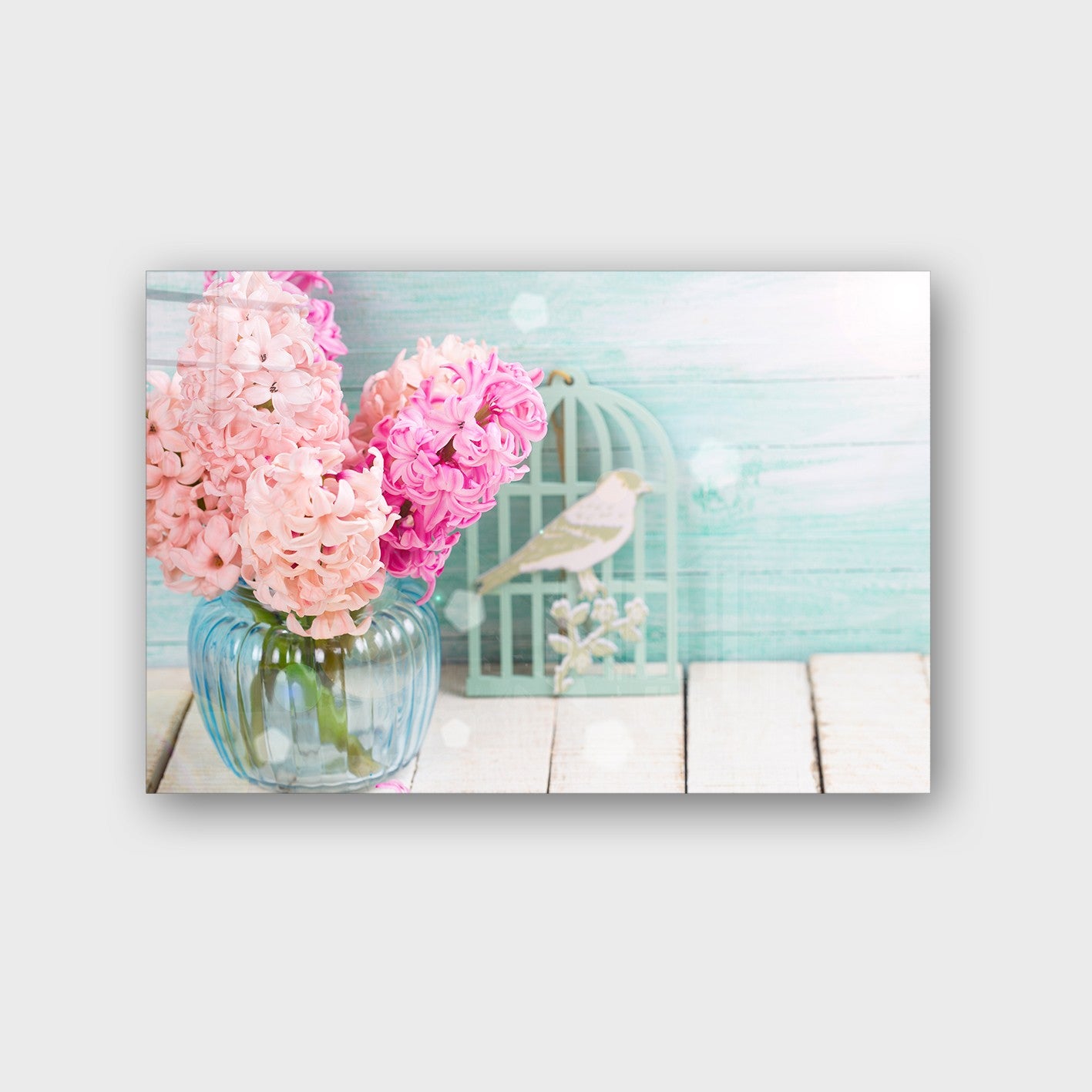 Quadro Decorativo em Vidro Temperado Multicolor 50x70cm - Arte Moderna para Parede