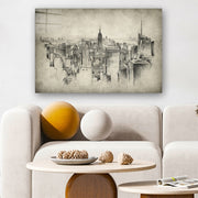 Quadro Decorativo em Vidro Temperado Multicolor 70x100cm - Arte Moderna para Parede