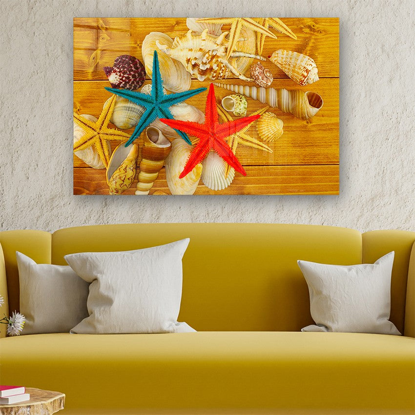 Quadro Decorativo em Vidro Temperado Multicolor 40x60cm - Arte Moderna para Parede