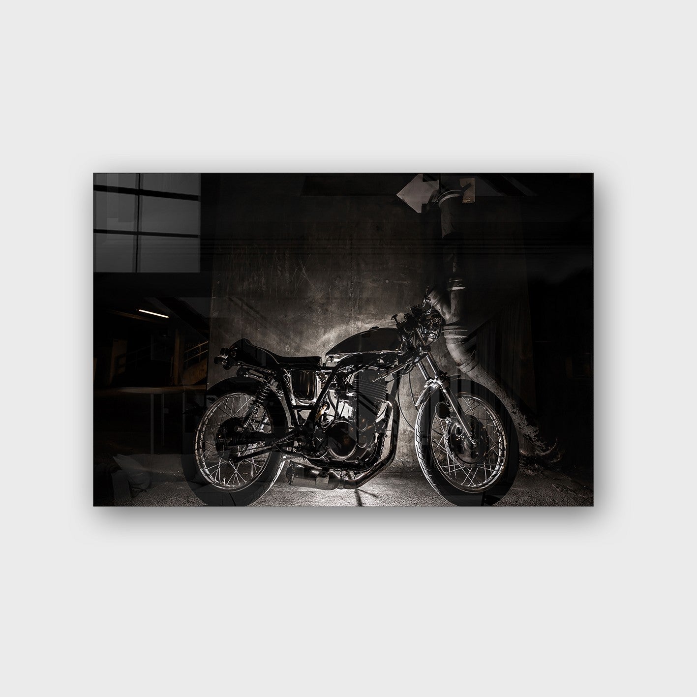 Quadro Decorativo em Vidro Temperado Multicolor 70x100cm - Arte Moderna para Parede