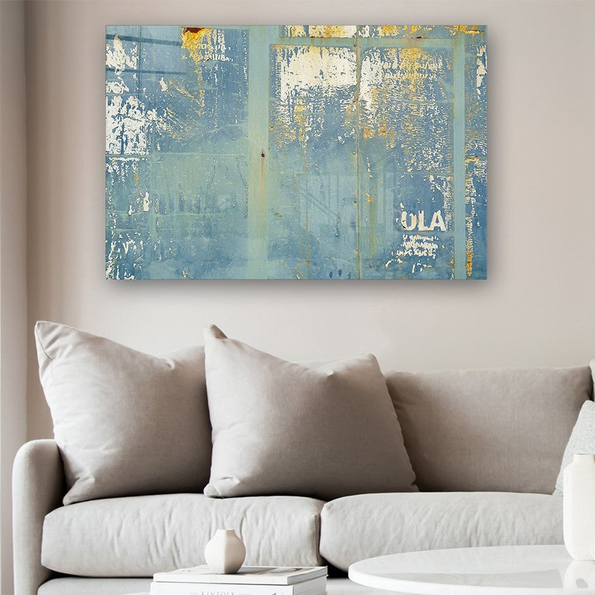 Quadro Decorativo em Vidro Temperado Multicolor 50x70cm - Arte Moderna para Parede