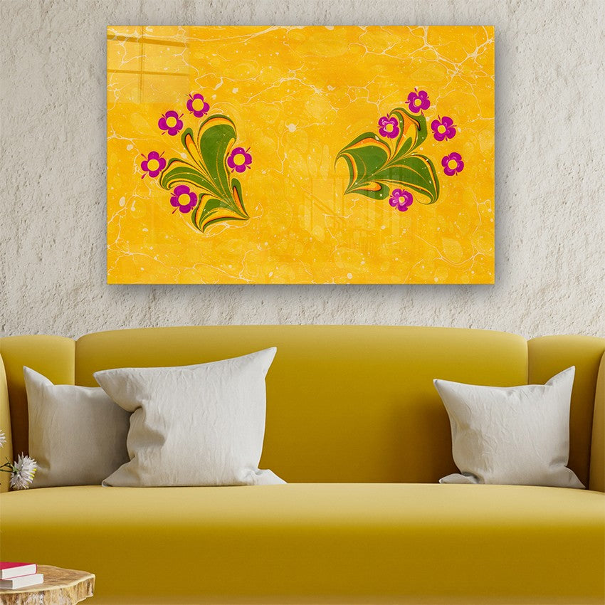 Quadro Decorativo em Vidro Temperado Multicolor 50x70cm - Arte Moderna para Parede