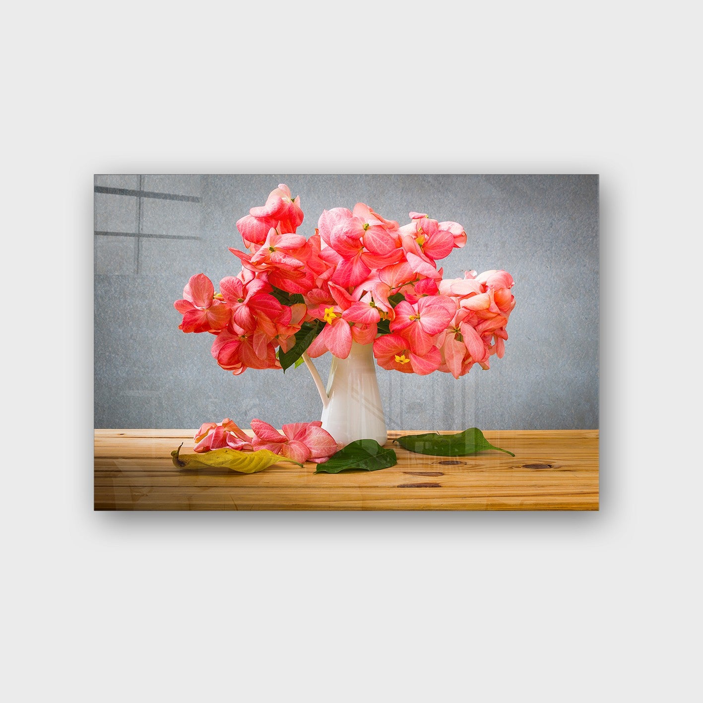 Quadro Decorativo em Vidro Temperado Multicolor 40x60cm - Arte Moderna para Parede