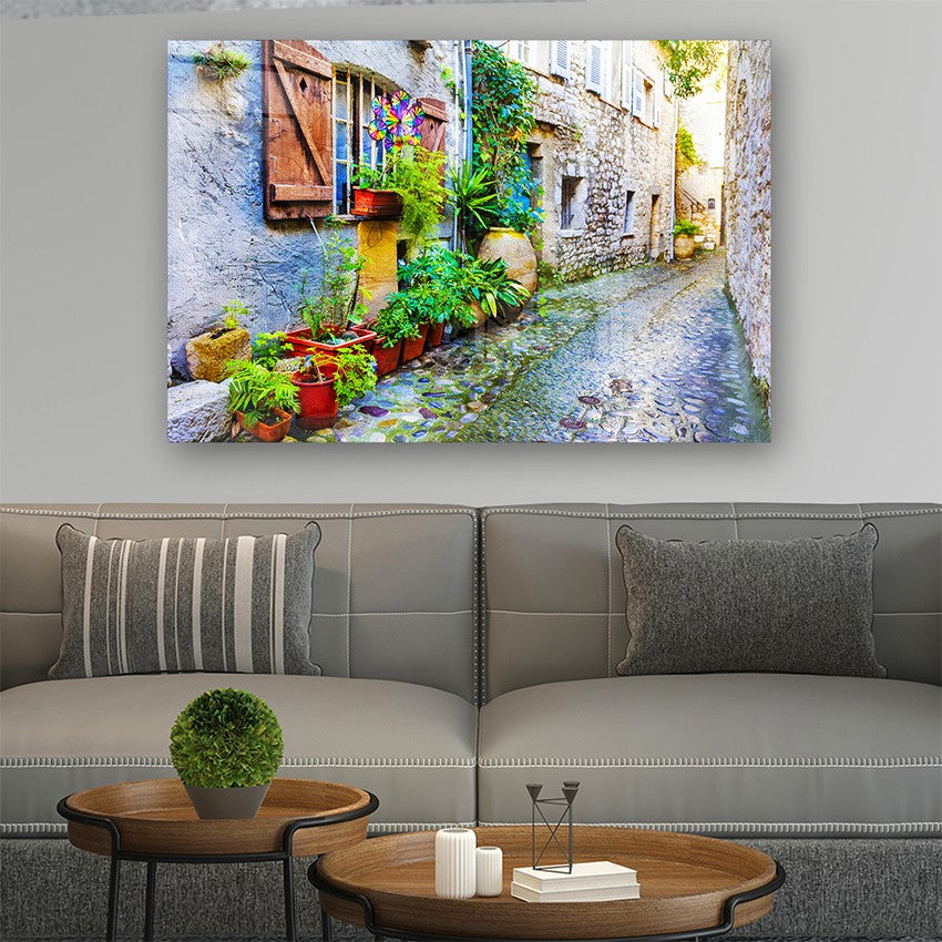 Quadro Decorativo em Vidro Temperado Multicolor 40x60cm - Arte Moderna para Parede