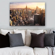 Quadro Decorativo em Vidro Temperado Multicolor 70x100cm - Arte Moderna para Parede