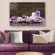 Quadro Decorativo em Vidro Temperado Multicolor 40x60cm - Arte Moderna para Parede