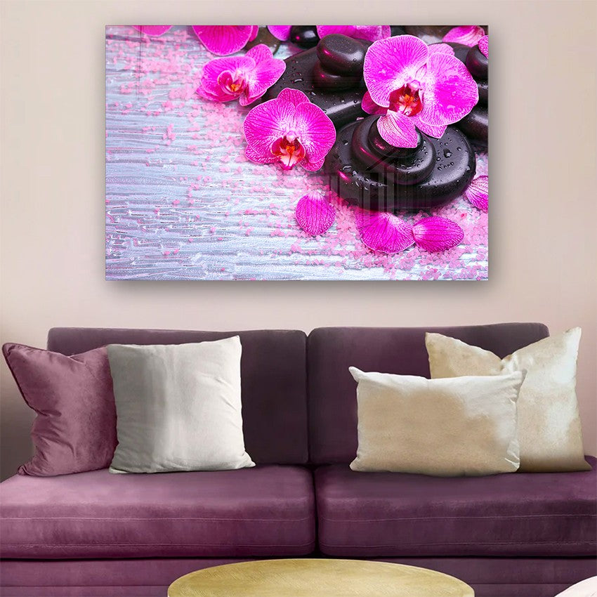 Quadro Decorativo em Vidro Temperado Multicolor 40x60cm - Arte Moderna para Parede