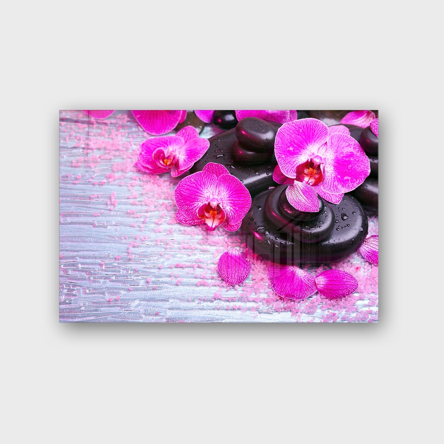 Quadro Decorativo em Vidro Temperado Multicolor 50x70cm - Arte Moderna para Parede