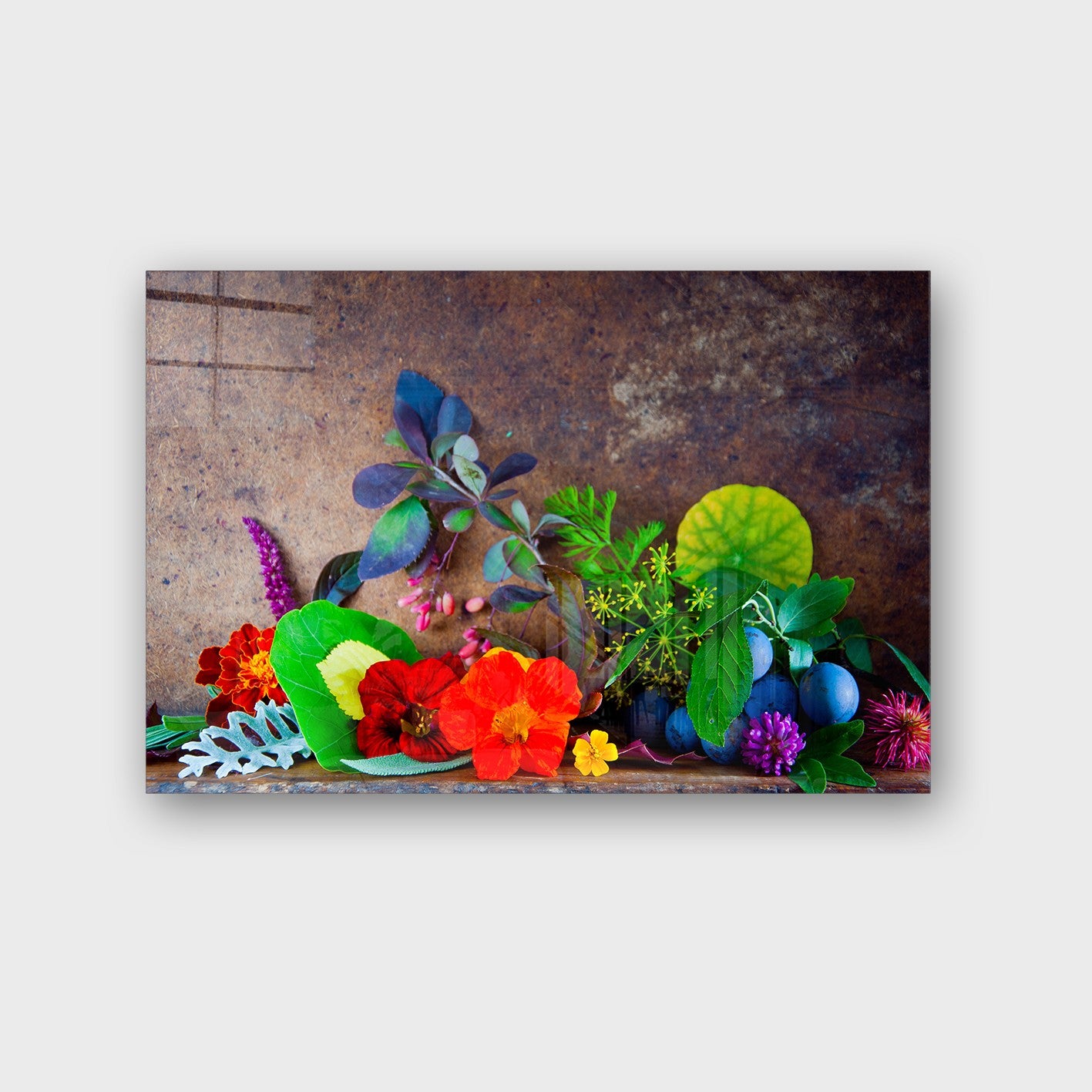 Quadro Decorativo em Vidro Temperado Multicolor 40x60cm - Arte Moderna para Parede