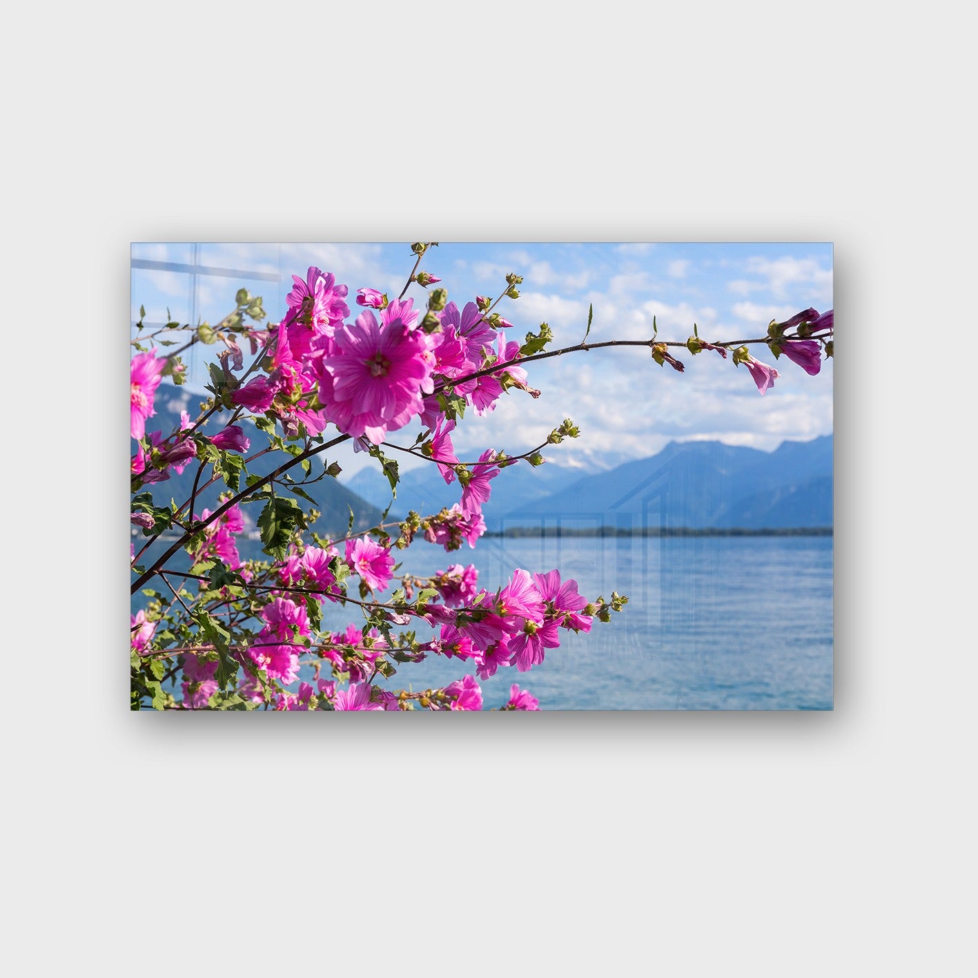 Quadro Decorativo em Vidro Temperado Multicolor 50x70cm - Arte Moderna para Parede