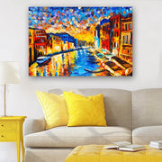 Quadro Decorativo em Vidro Temperado Multicolor 40x60cm - Arte Moderna para Parede