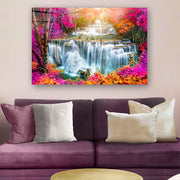 Quadro Decorativo em Vidro Temperado Multicolor 50x70cm - Arte Moderna para Parede