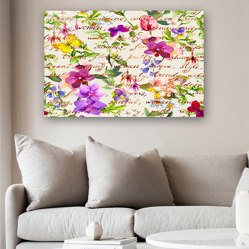 Quadro Decorativo em Vidro Temperado Multicolor 40x60cm - Arte Moderna para Parede