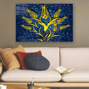 Quadro Decorativo em Vidro Temperado Multicolor 70x100cm - Arte Moderna para Parede