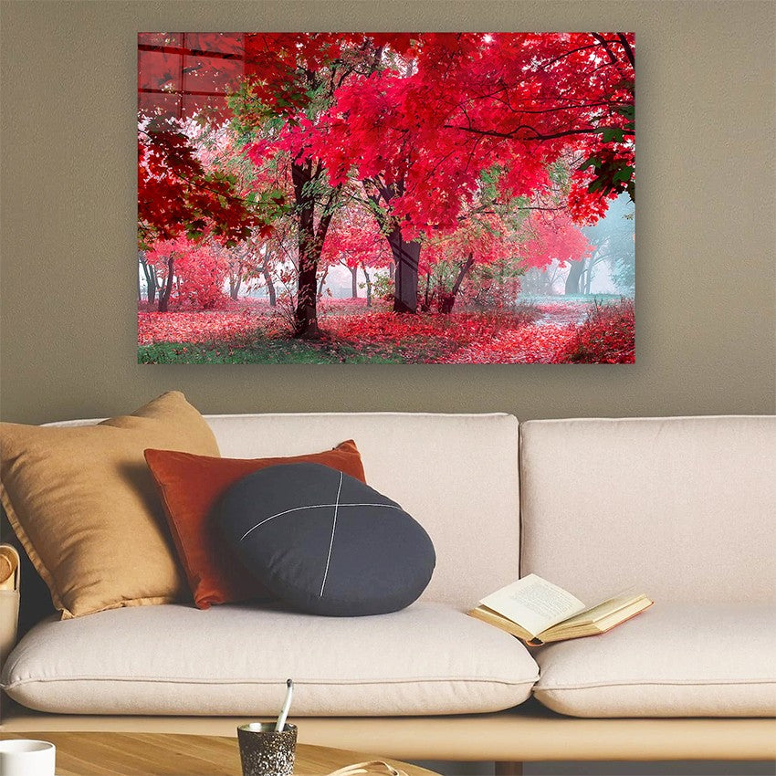 Quadro Decorativo em Vidro Temperado Multicolor 40x60cm - Arte Moderna para Parede