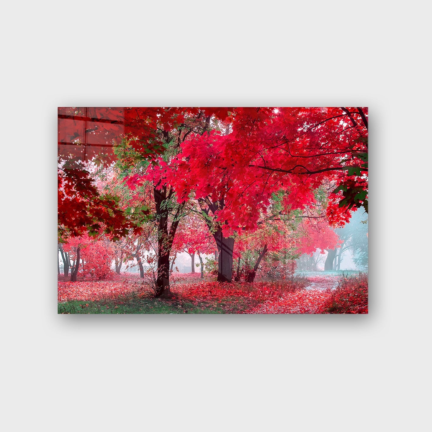 Quadro Decorativo em Vidro Temperado Multicolor 50x70cm - Arte Moderna para Parede