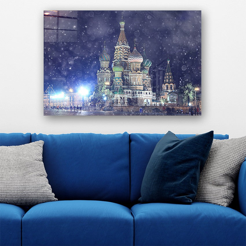 Quadro Decorativo em Vidro Temperado Multicolor 40x60cm - Arte Moderna para Parede