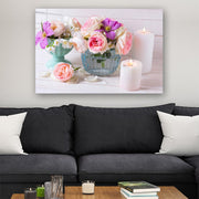 Quadro Decorativo em Vidro Temperado Multicolor 50x70cm - Arte Moderna para Parede