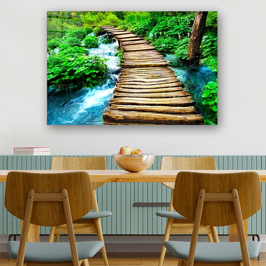 Quadro Decorativo em Vidro Temperado Multicolor 50x70cm - Arte Moderna para Parede