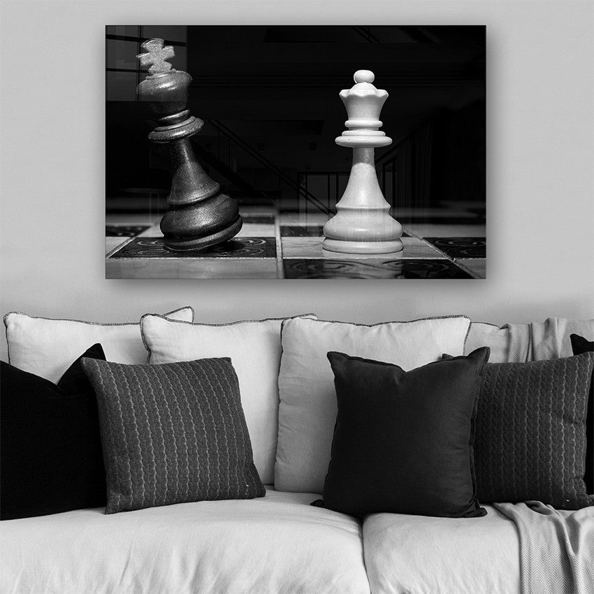 Quadro Decorativo em Vidro Temperado Multicolor 40x60cm - Arte Moderna para Parede