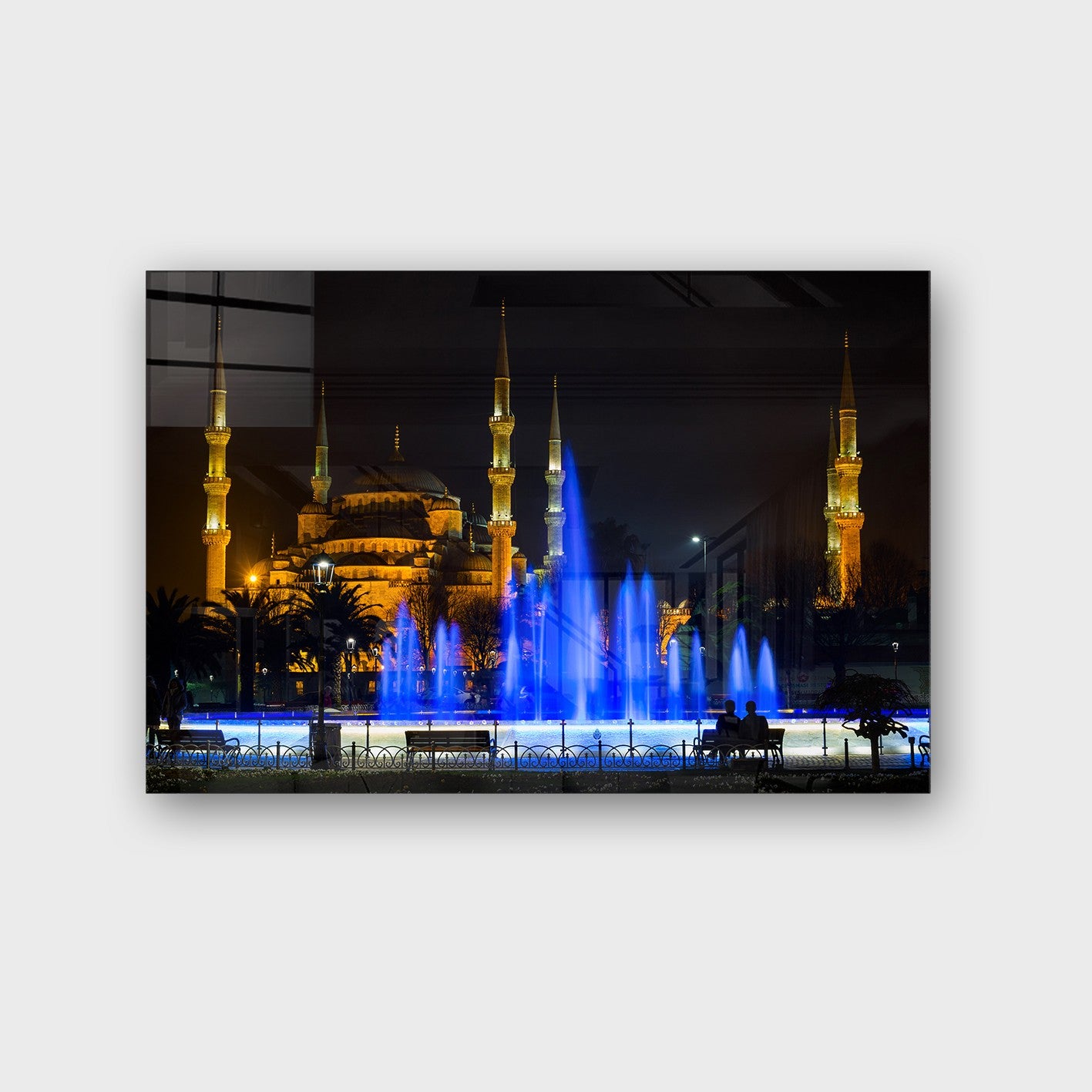 Quadro Decorativo em Vidro Temperado Multicolor 50x70cm - Arte Moderna para Parede