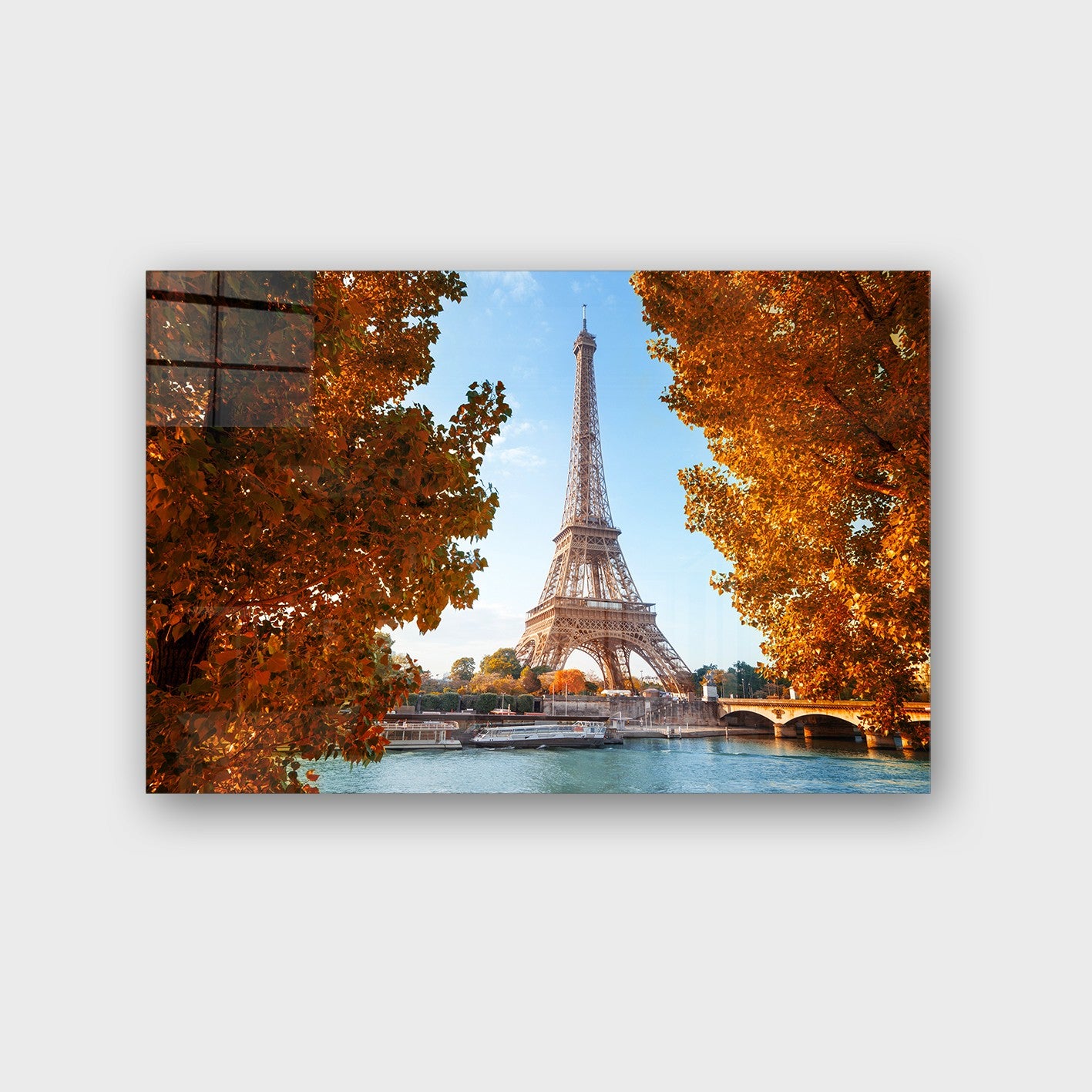 Quadro Decorativo em Vidro Temperado Multicolor 40x60cm - Arte Moderna para Parede