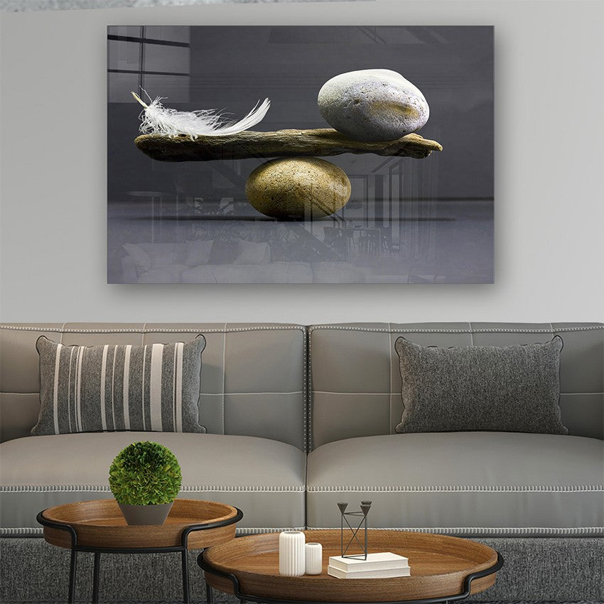 Quadro Decorativo em Vidro Temperado Multicolor 40x60cm - Arte Moderna para Parede