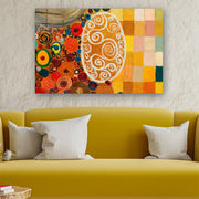 Quadro Decorativo em Vidro Temperado Multicolor 40x60cm - Arte Moderna para Parede