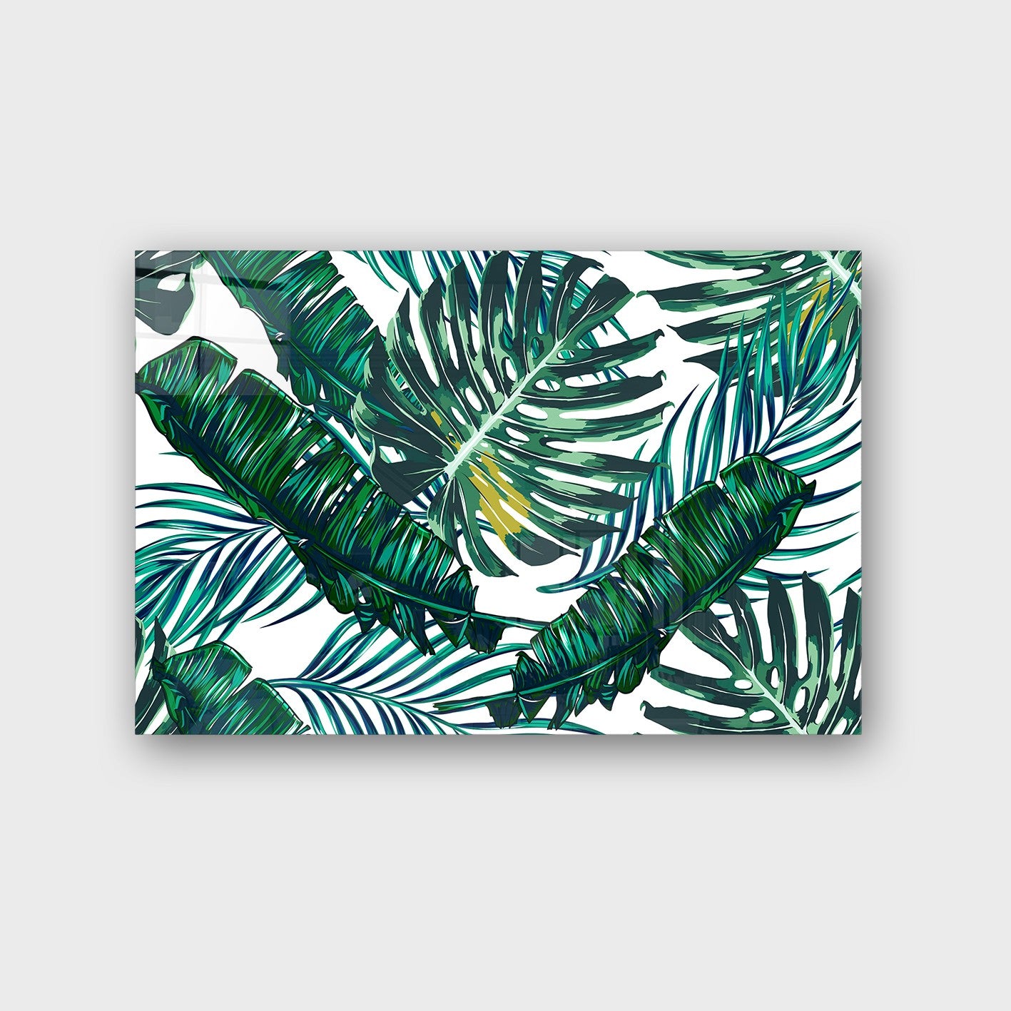 Quadro Decorativo em Vidro Temperado Multicolor 70x100cm - Arte Moderna para Parede