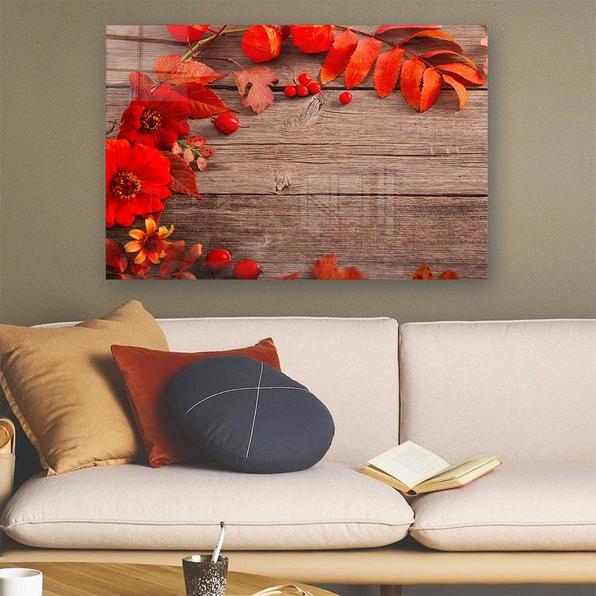 Quadro Decorativo em Vidro Temperado Multicolor 50x70cm - Arte Moderna para Parede