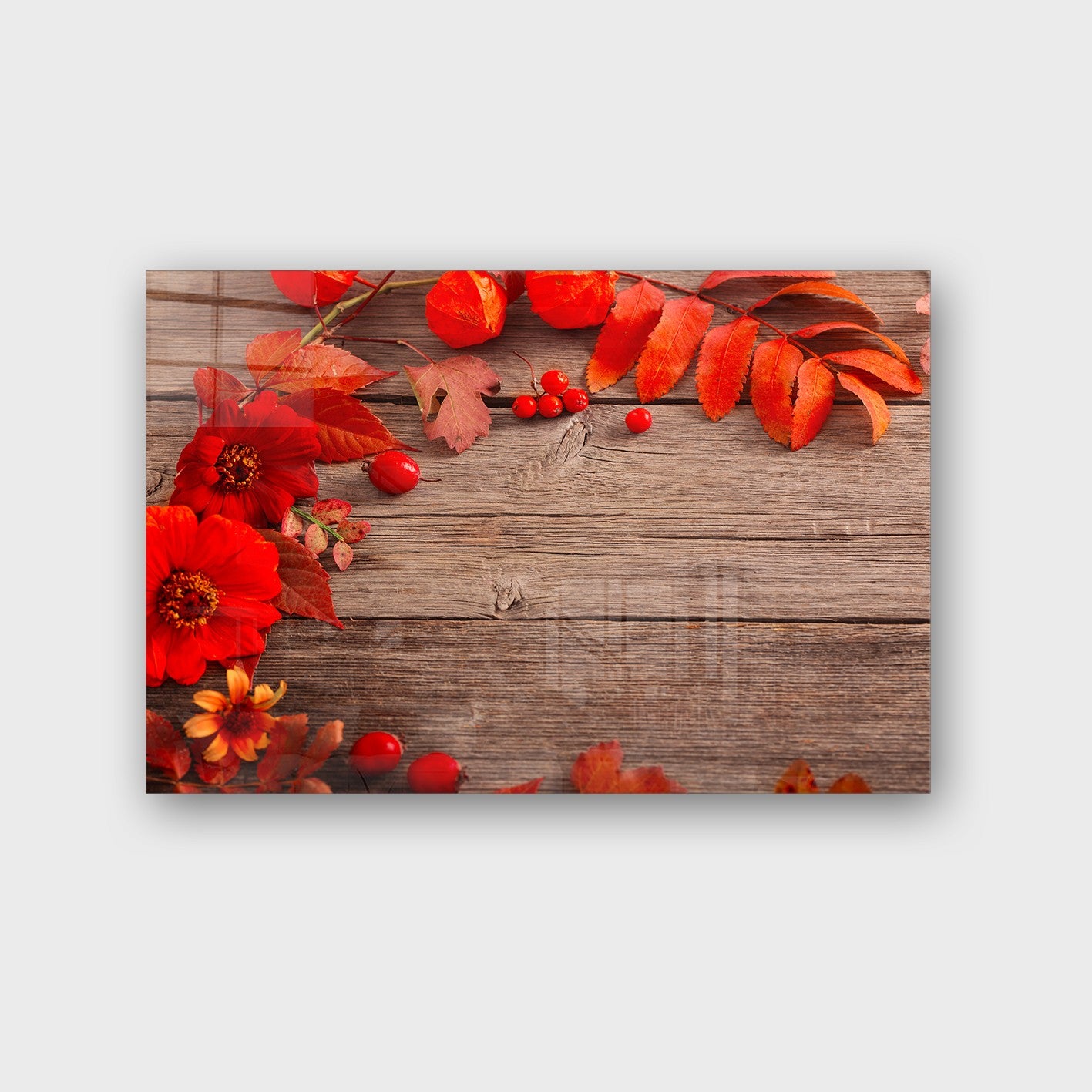 Quadro Decorativo em Vidro Temperado Multicolor 50x70cm - Arte Moderna para Parede