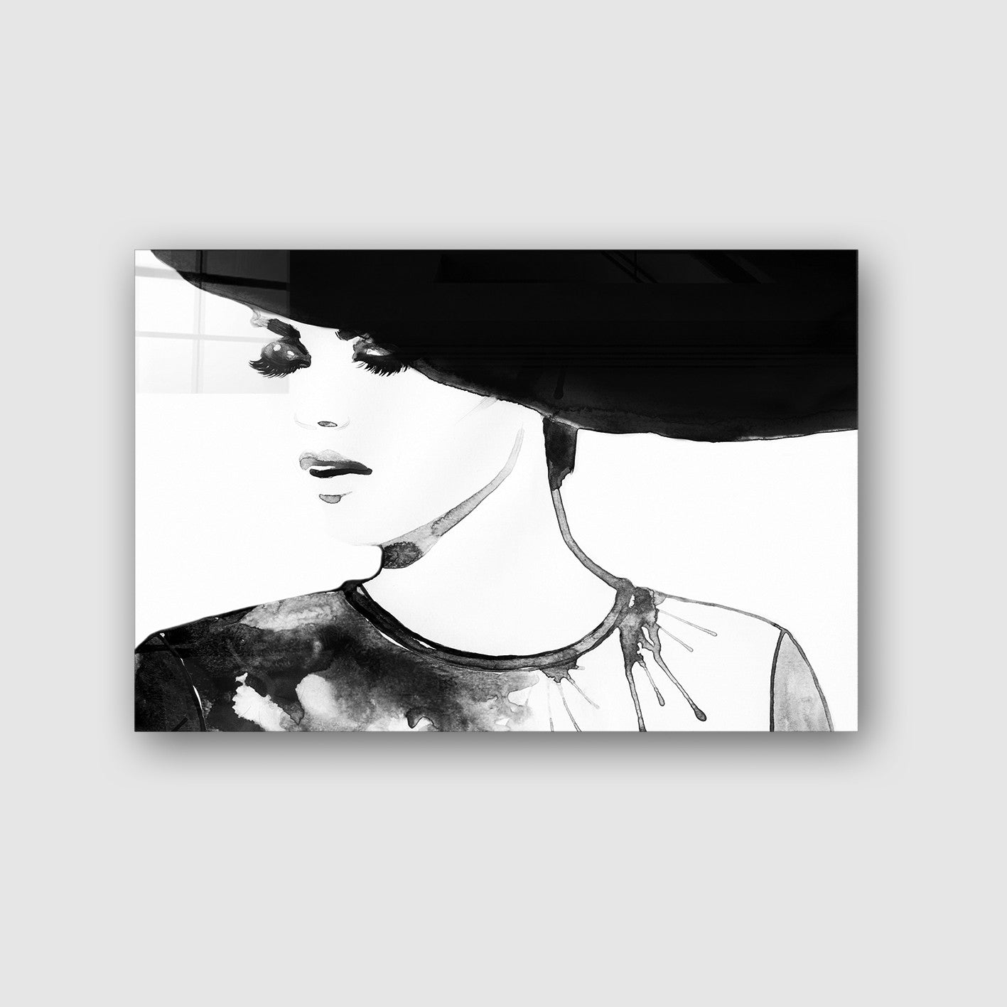 Quadro Decorativo em Vidro Temperado Multicolor 40x60cm - Arte Moderna para Parede