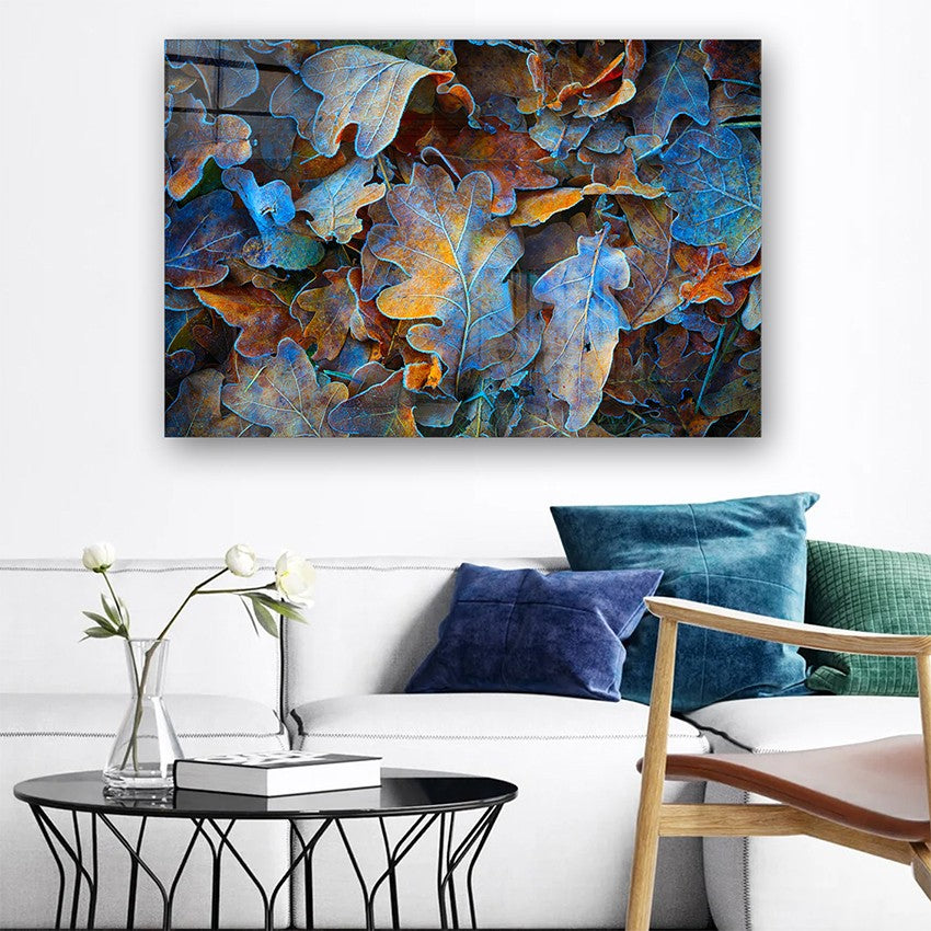 Quadro Decorativo em Vidro Temperado Multicolor 50x70cm - Arte Moderna para Parede