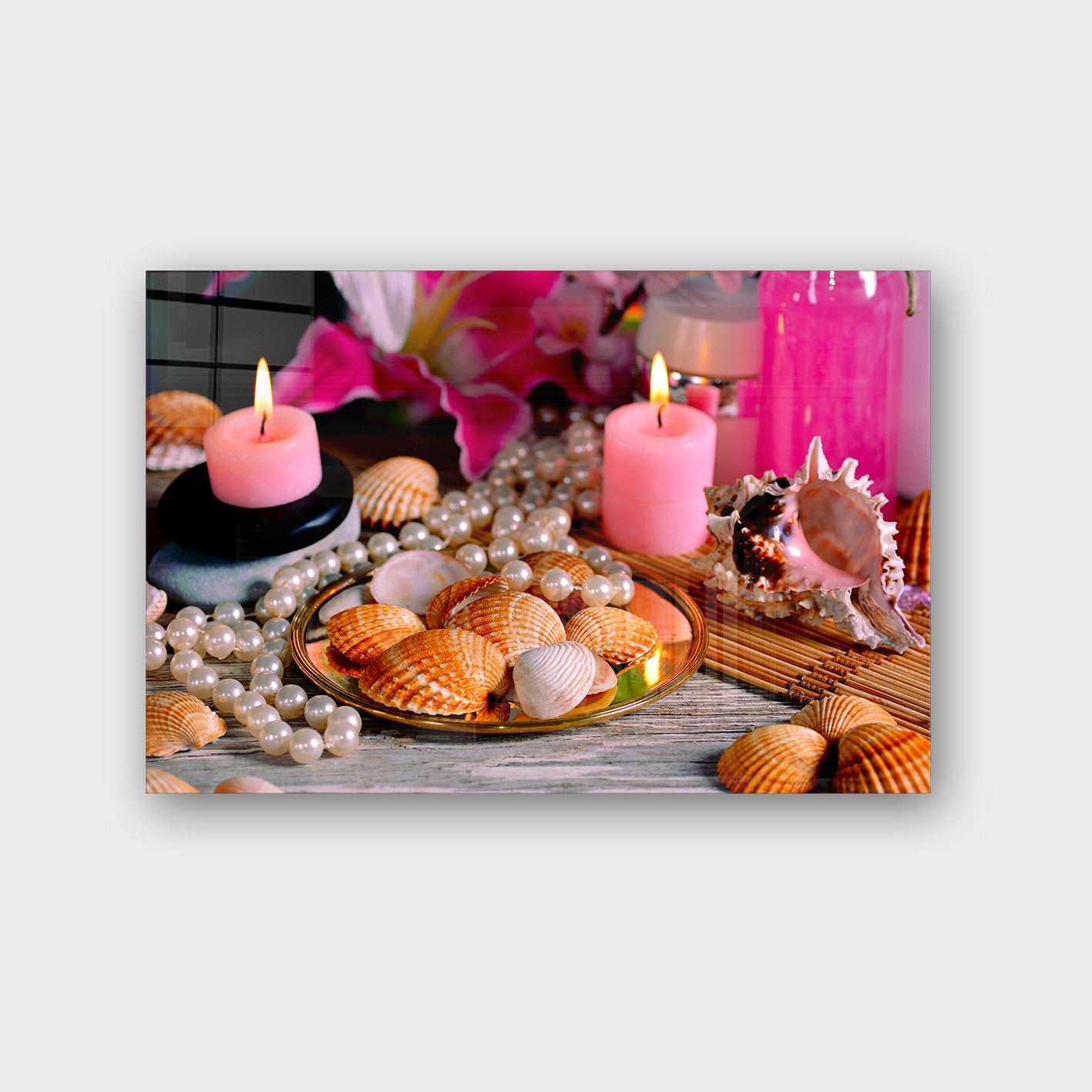 Quadro Decorativo em Vidro Temperado Multicolor 40x60cm - Arte Moderna para Parede