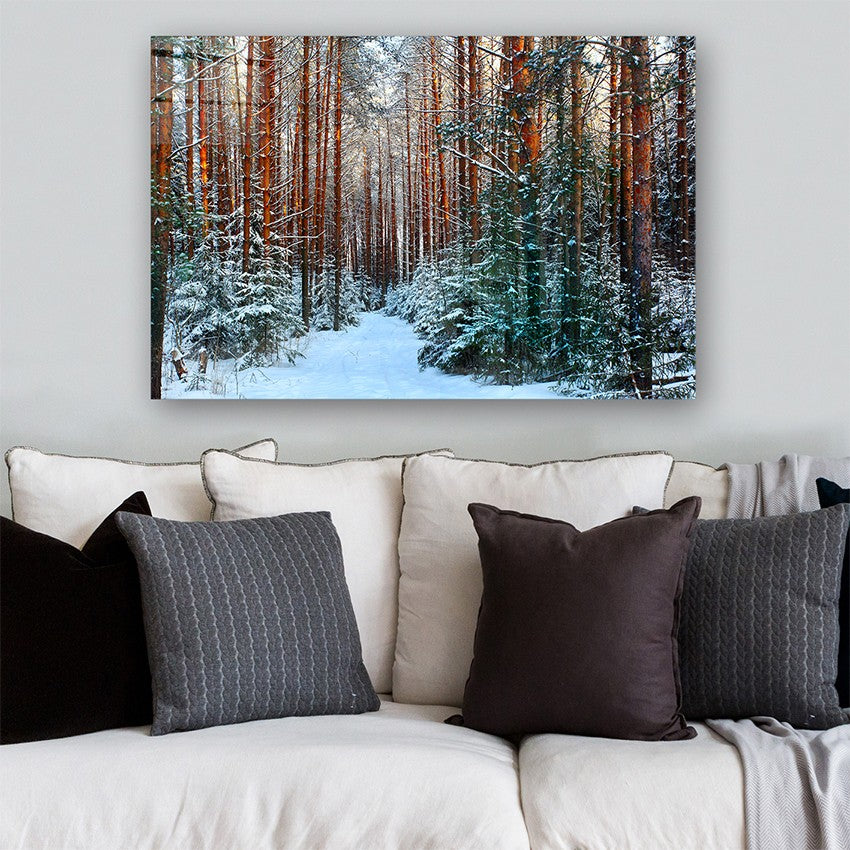 Quadro Decorativo em Vidro Temperado Multicolor 50x70cm - Arte Moderna para Parede