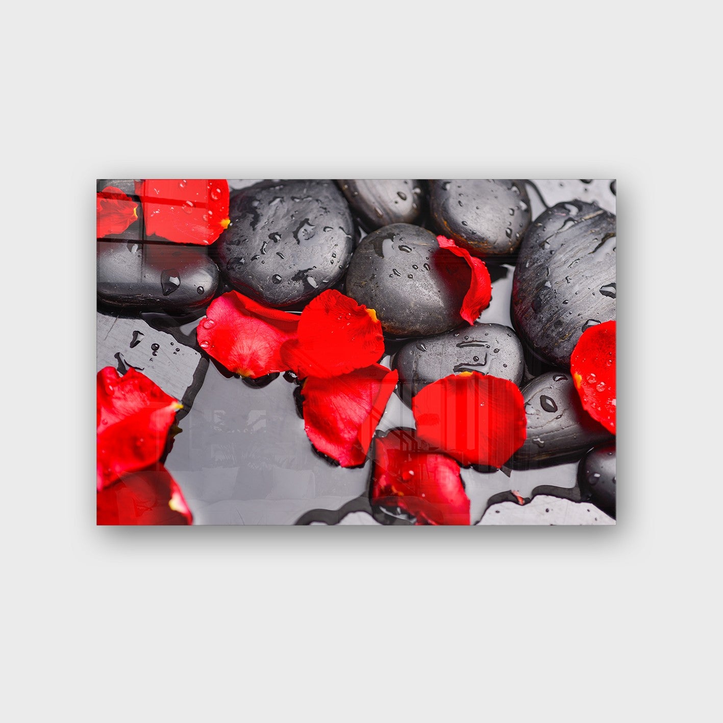 Quadro Decorativo em Vidro Temperado Multicolor 40x60cm - Arte Moderna para Parede