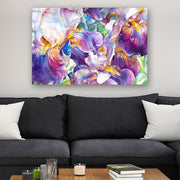 Quadro Decorativo em Vidro Temperado Multicolor 40x60cm - Arte Moderna para Parede