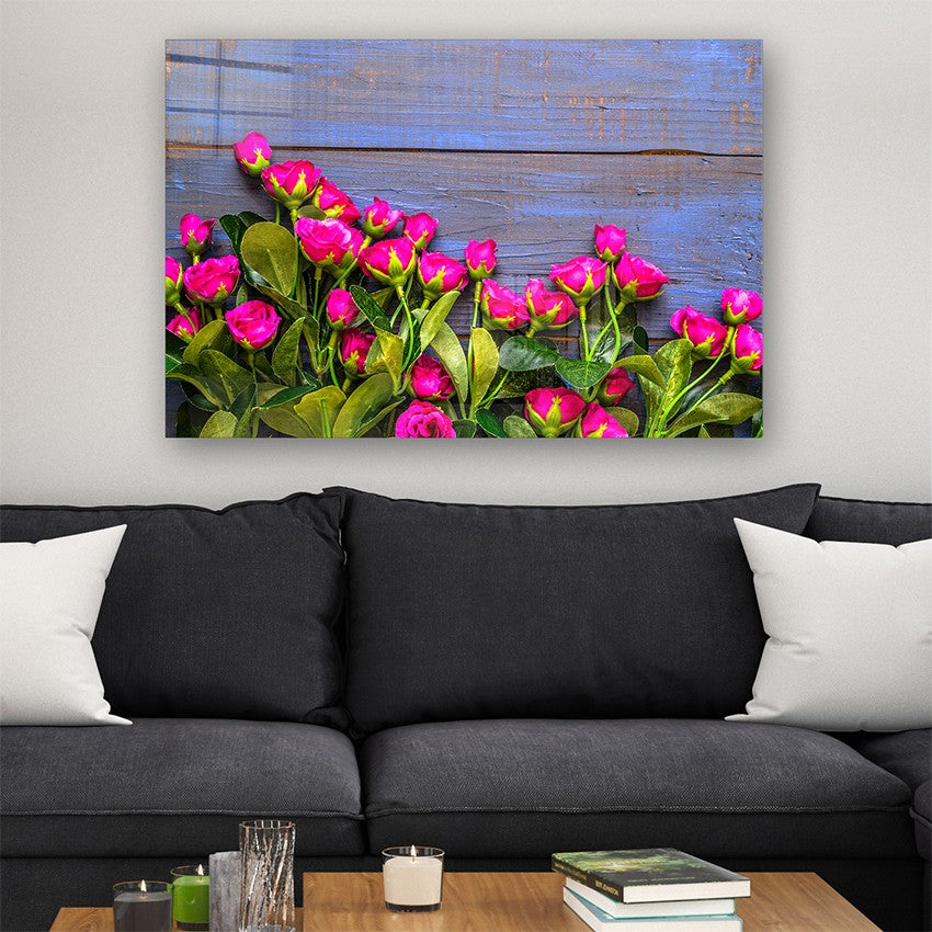 Quadro Decorativo em Vidro Temperado Multicolor 50x70cm - Arte Moderna para Parede