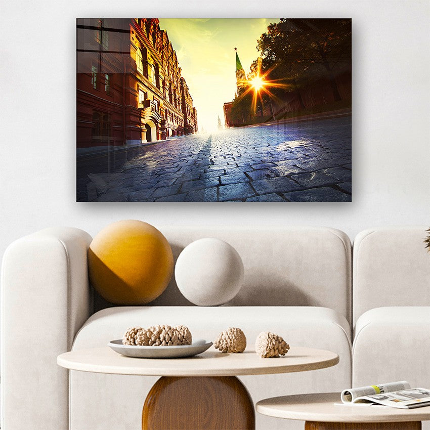 Quadro Decorativo em Vidro Temperado Multicolor 70x100cm - Arte Moderna para Parede