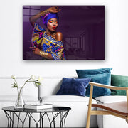 Quadro Decorativo em Vidro Temperado Multicolor 50x70cm - Arte Moderna para Parede