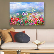 Quadro Decorativo em Vidro Temperado Multicolor 40x60cm - Arte Moderna para Parede