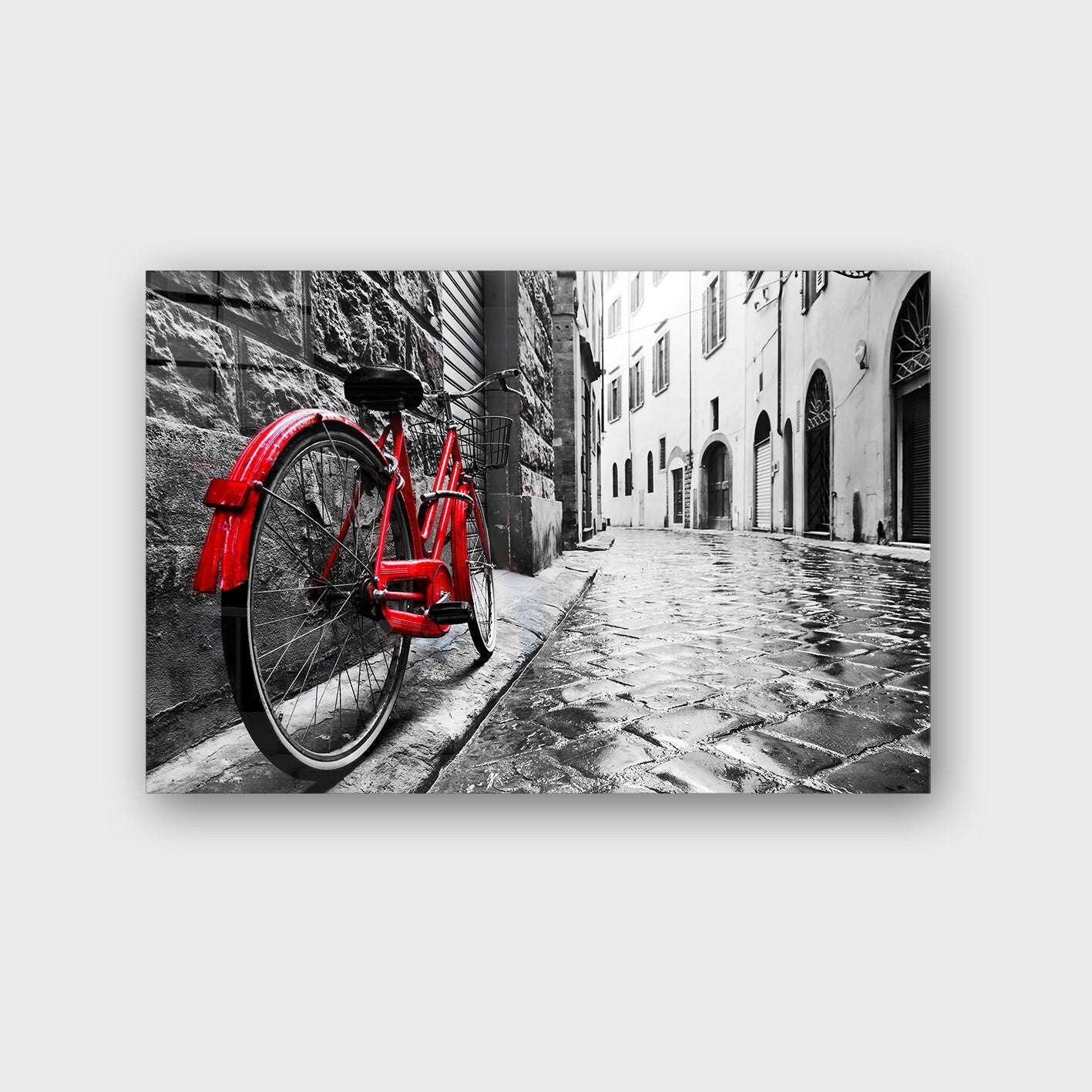 Quadro Decorativo em Vidro Temperado Multicolor 50x70cm - Arte Moderna para Parede