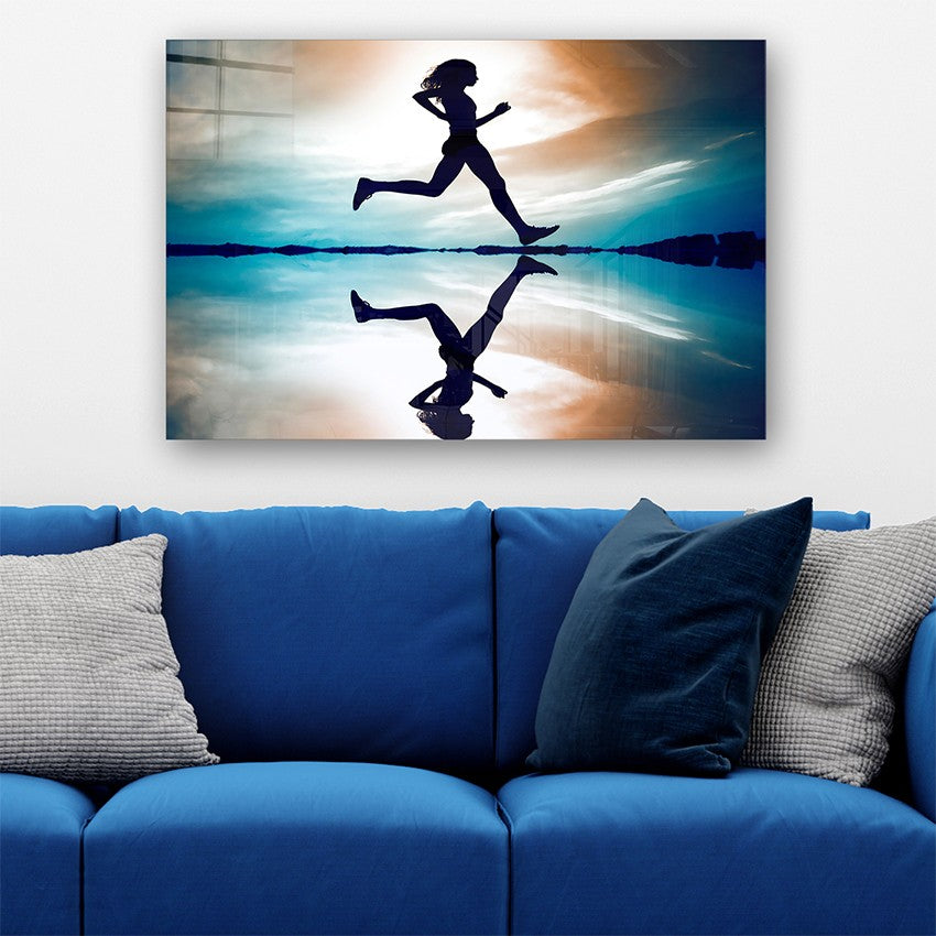 Quadro Decorativo em Vidro Temperado Multicolor 70x100cm - Arte Moderna para Parede