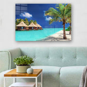 Quadro Decorativo em Vidro Temperado Multicolor 50x70cm - Arte Moderna para Parede