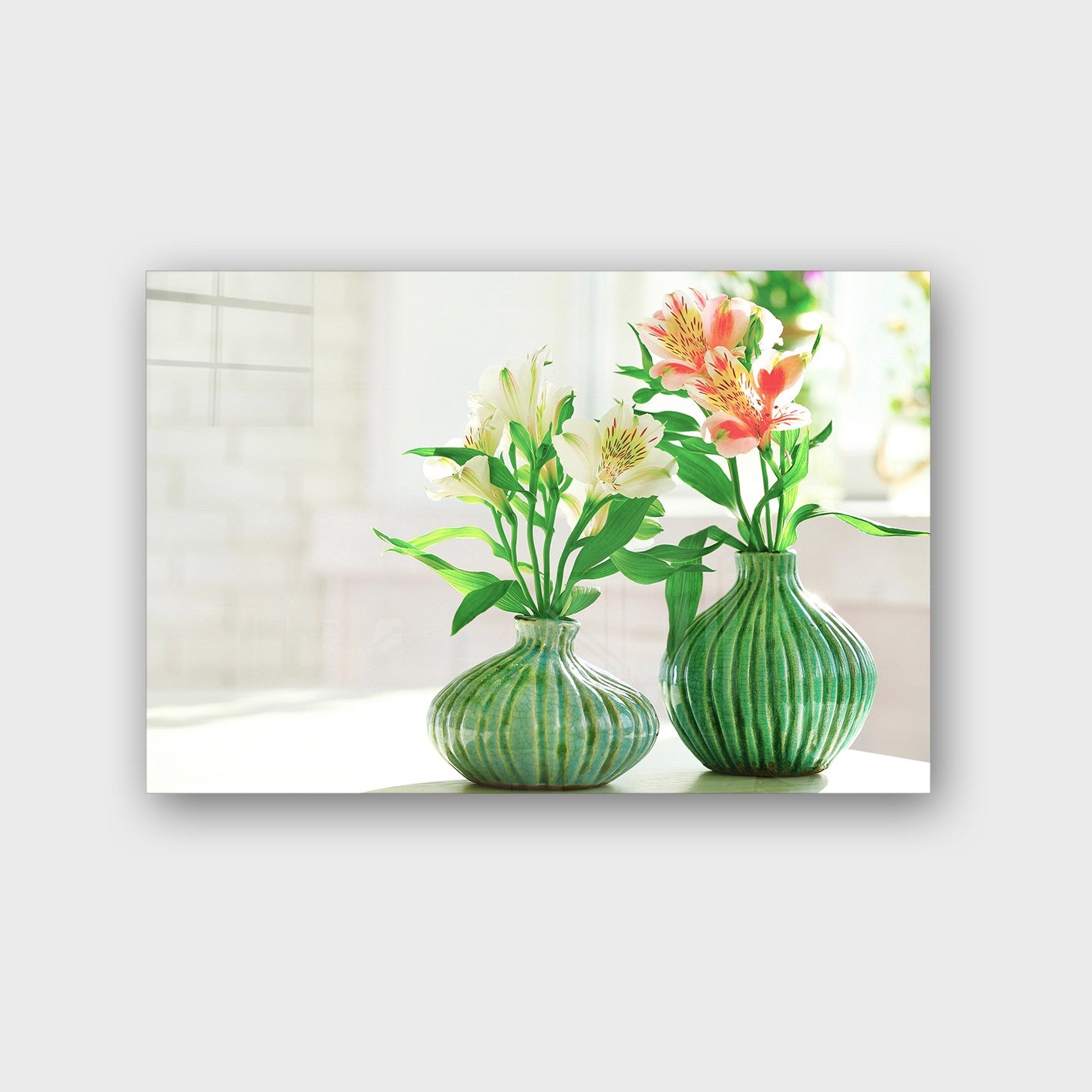 Quadro Decorativo em Vidro Temperado Multicolor 70x100cm - Arte Moderna para Parede